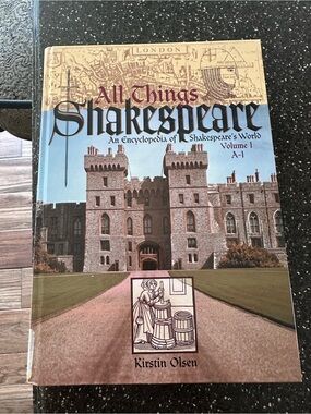 All Things Shakespeare Volume 1 A-I  — Blue & Tan Hardcover Coffee Table Book